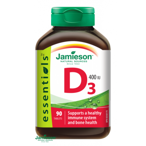 JAMIESON Vitamín D3 400 IU, 90 tbl